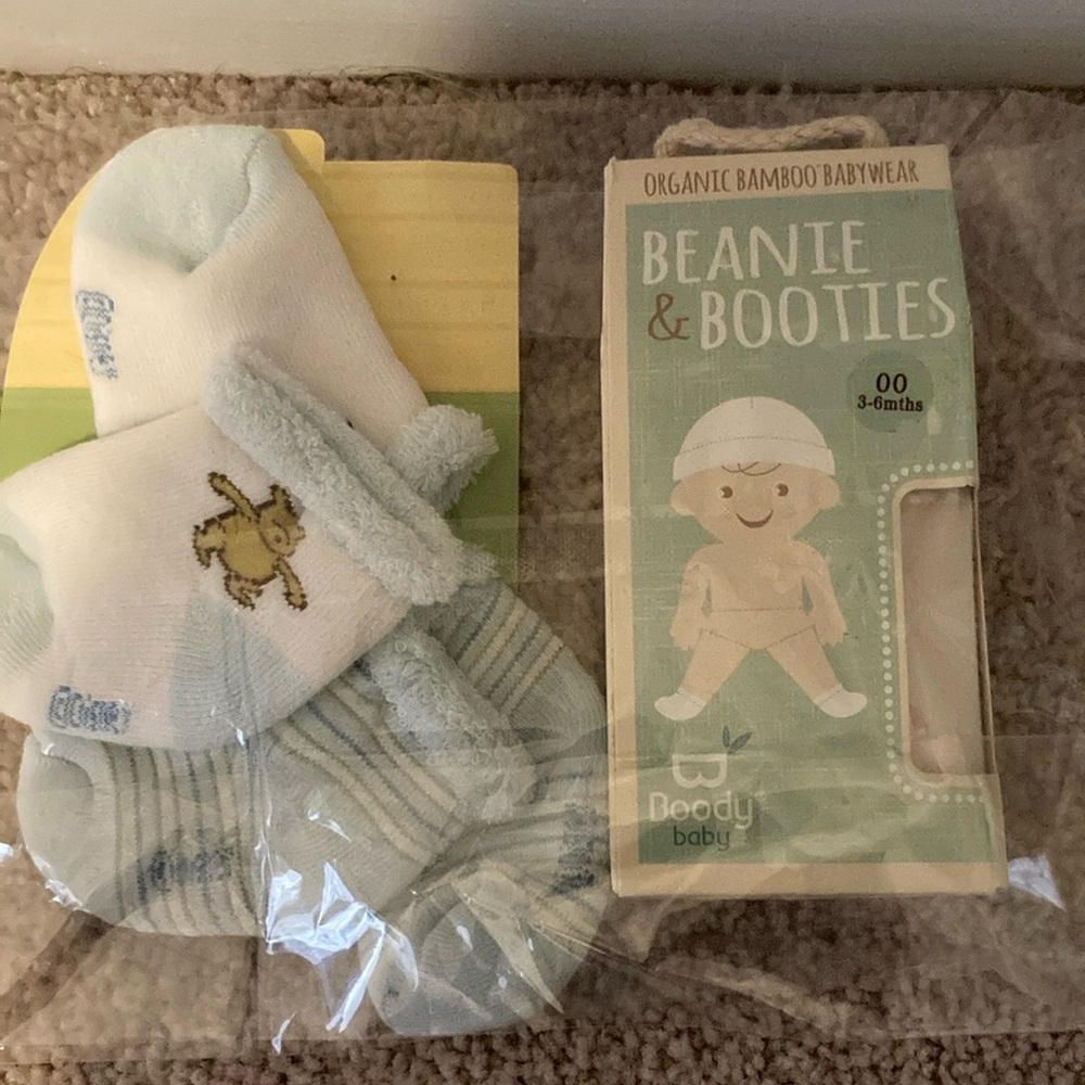 BOODY Beanie & Booties Set - Light Blue - Picture 2 of 4